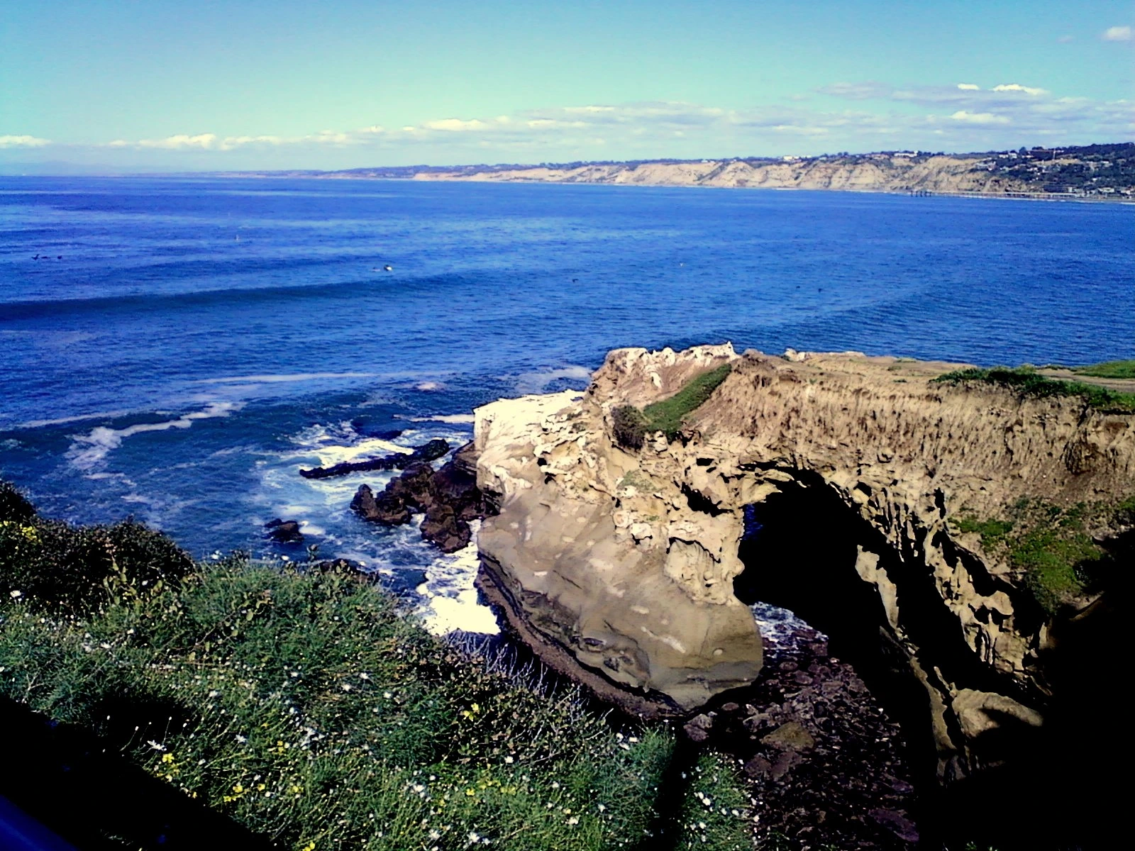 The caves at La Jolla Cove